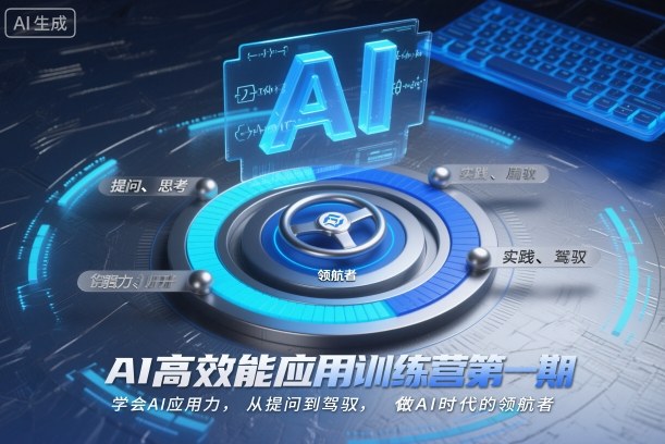 AI高效能应用训练营第一期，学会AI应用力，从提问到驾驭，做AI时代的领航者（更新）-致富学堂